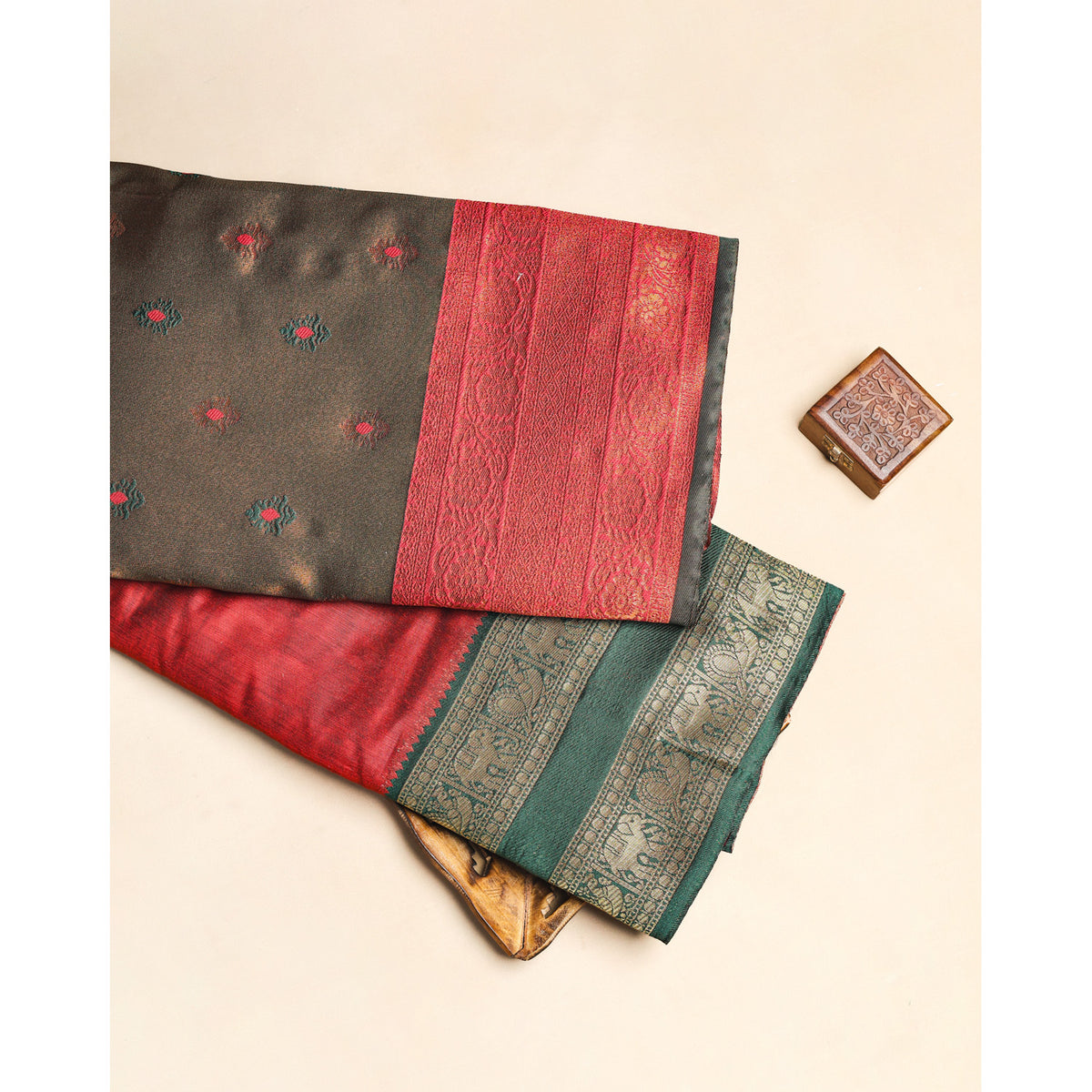 SEMI SILK ZARI WOVEN FABRICS