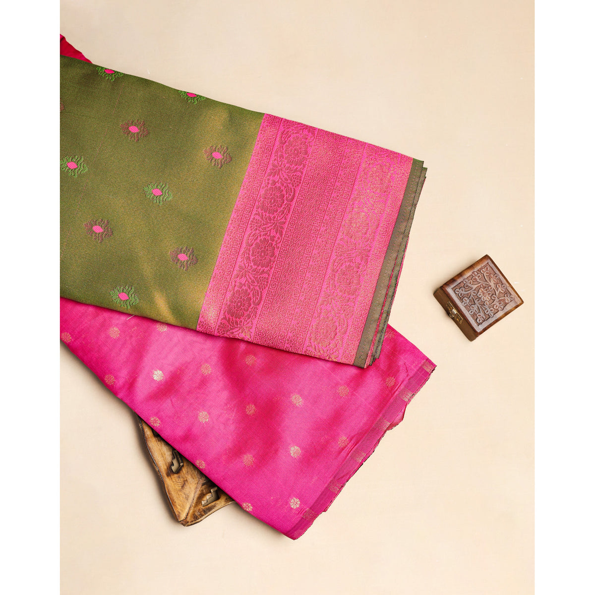 SEMI SILK ZARI WOVEN FABRICS
