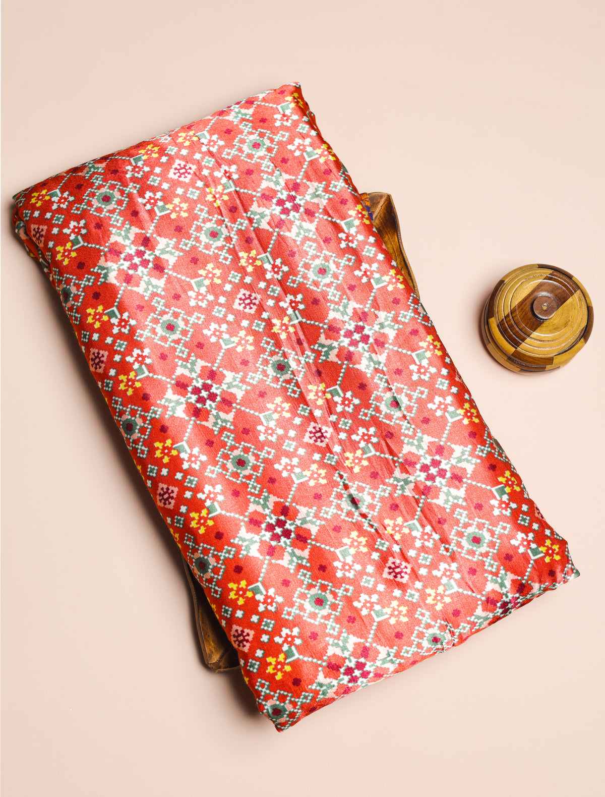 PURE MASHRU GAJJI SILK PRINTED FABRIC