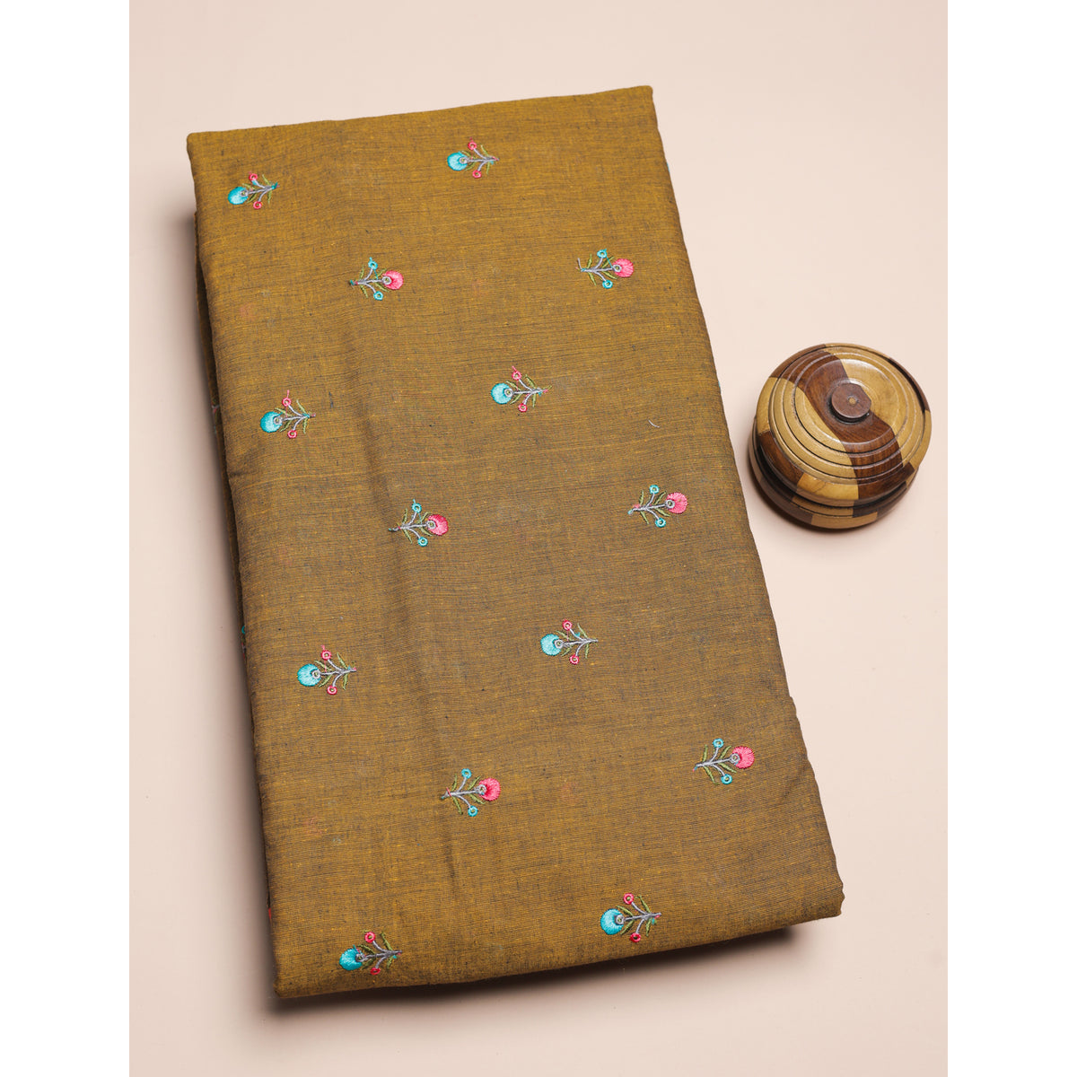 COTTON EMBROIDERED FABRIC