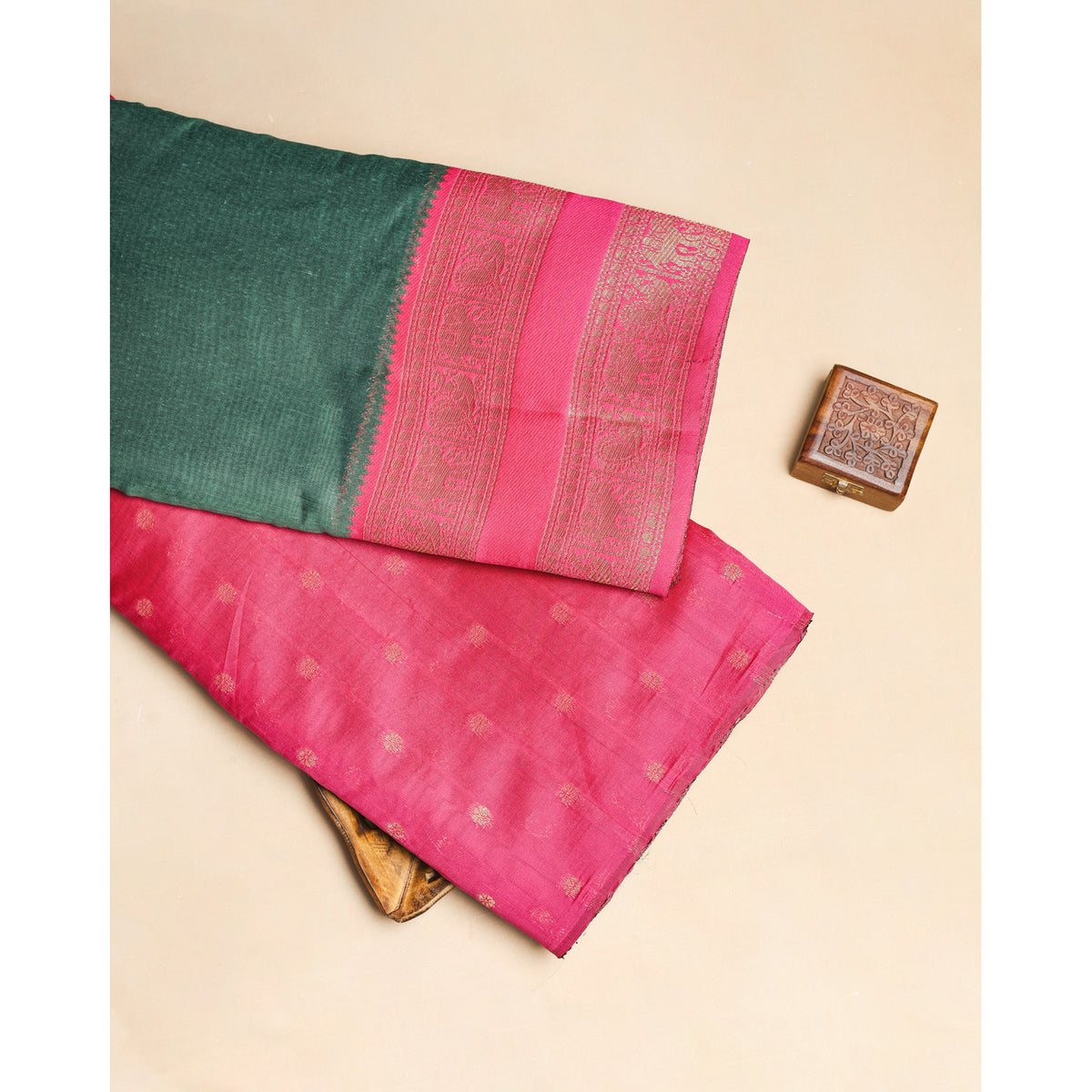SEMI SILK ZARI WOVEN FABRICS