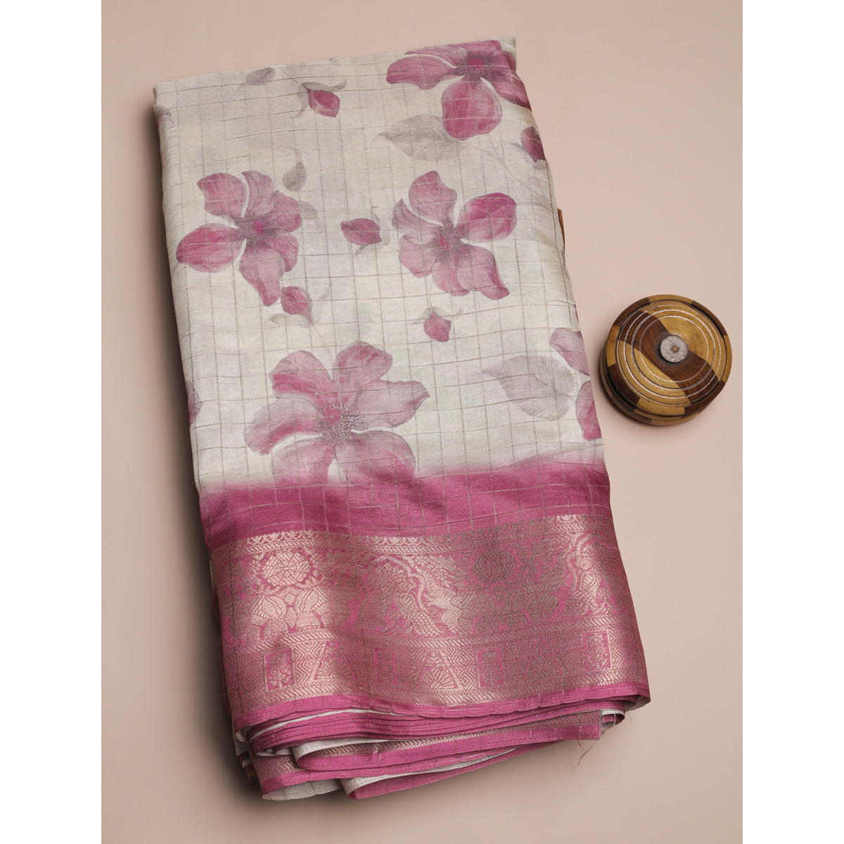 SEMI SILK PRINTED FABRIC