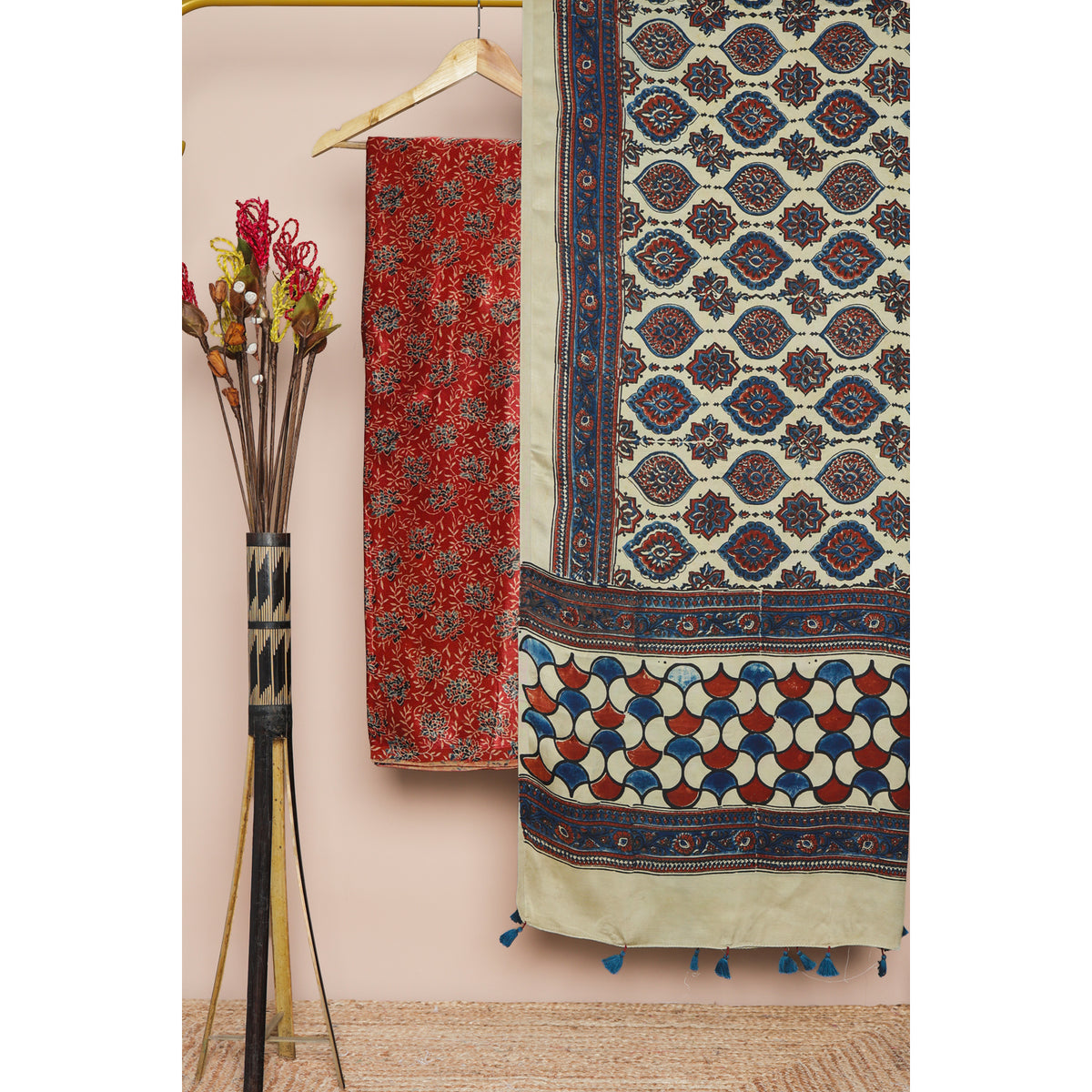 PURE MASHRU GAJJI SILK 2 PIECE SET