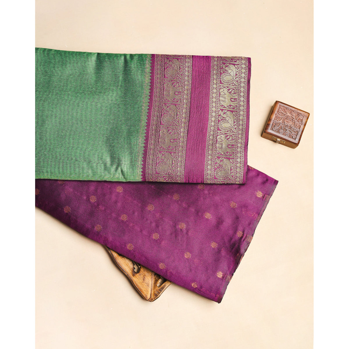 SEMI SILK ZARI WOVEN FABRICS