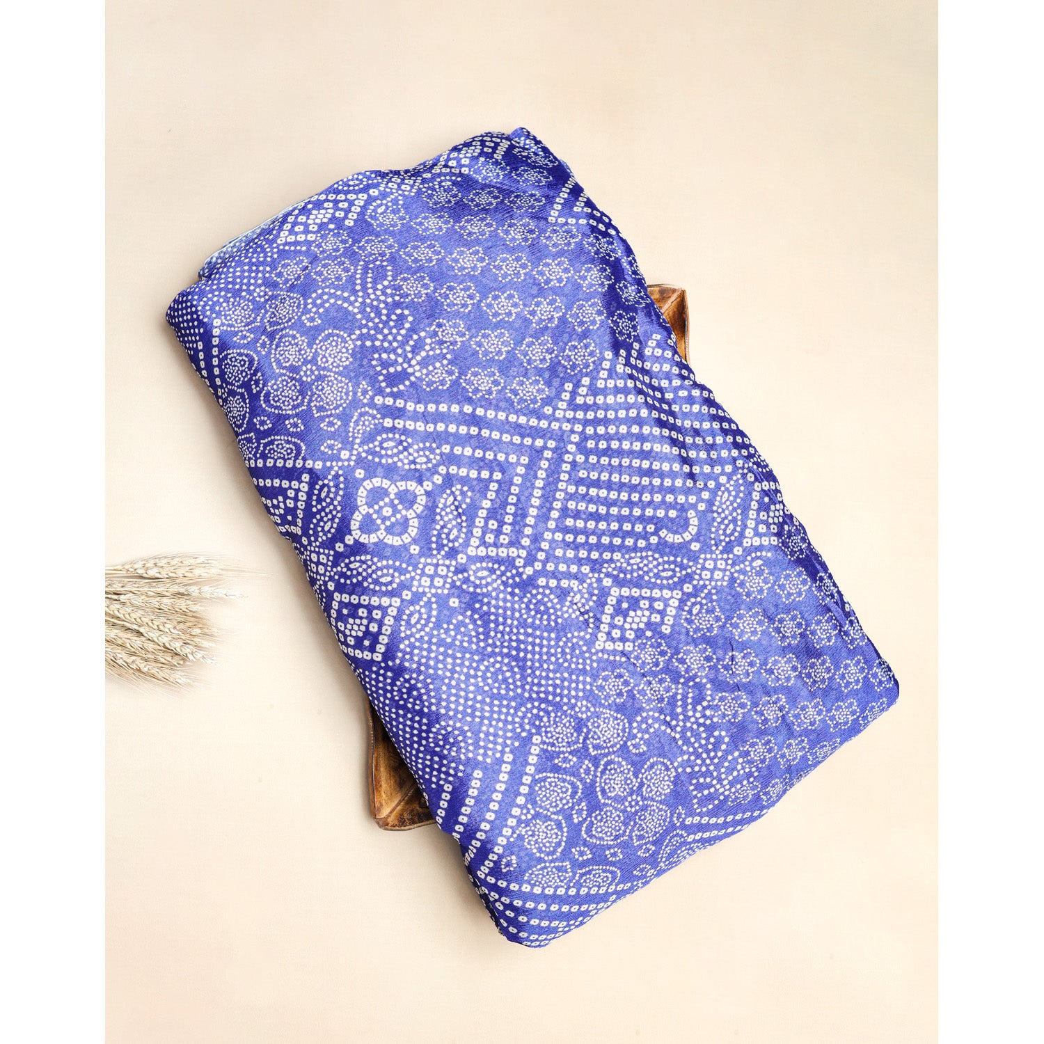 PURE CHINON BANDHANI PRINTED FABRIC