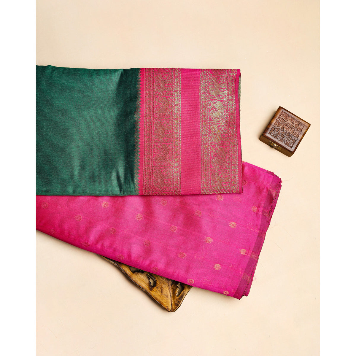 SEMI SILK ZARI WOVEN FABRICS