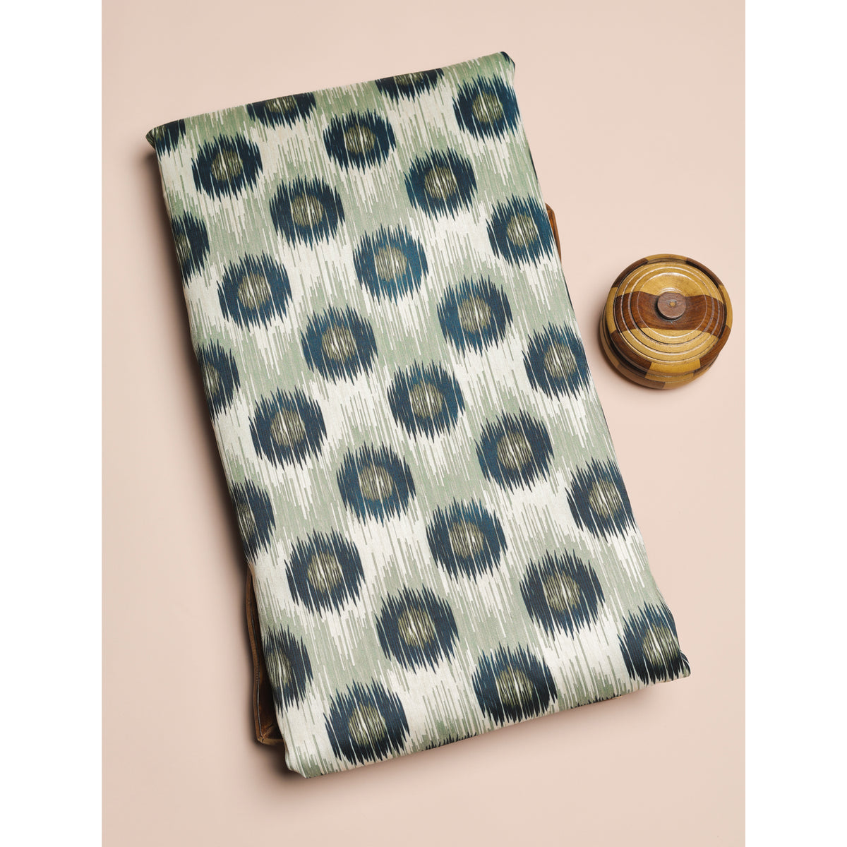 SEMI TUSSAR PRINTED FABRIC