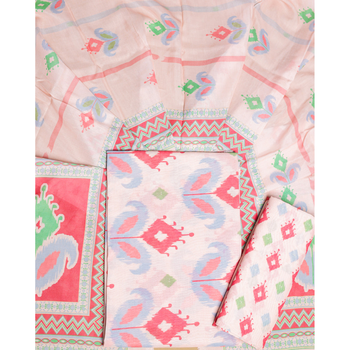 COTTON SILK SUIT SET