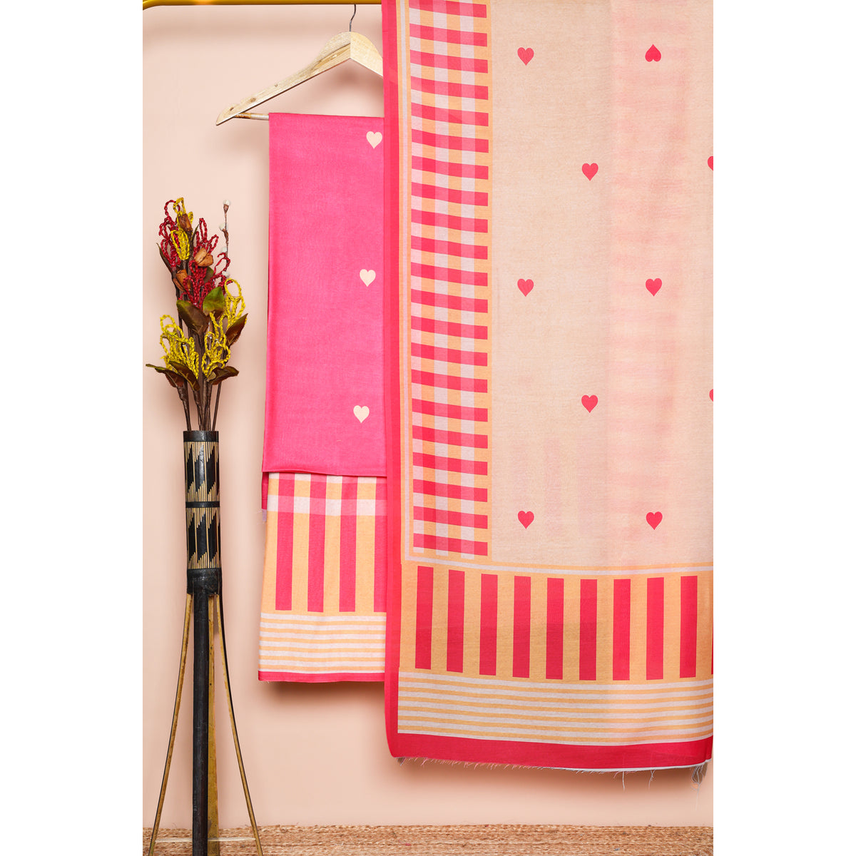 COTTON PRINTED SUIT SET