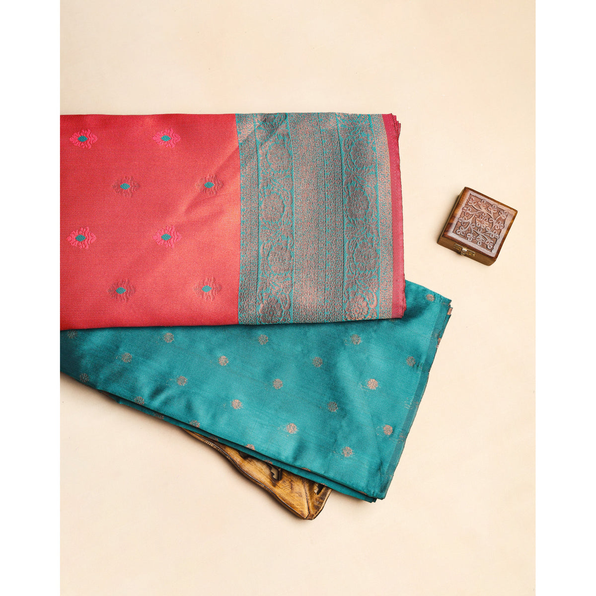 SEMI SILK ZARI WOVEN FABRICS