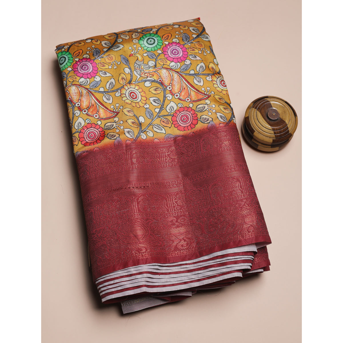 SEMI SILK PRINTED FABRIC