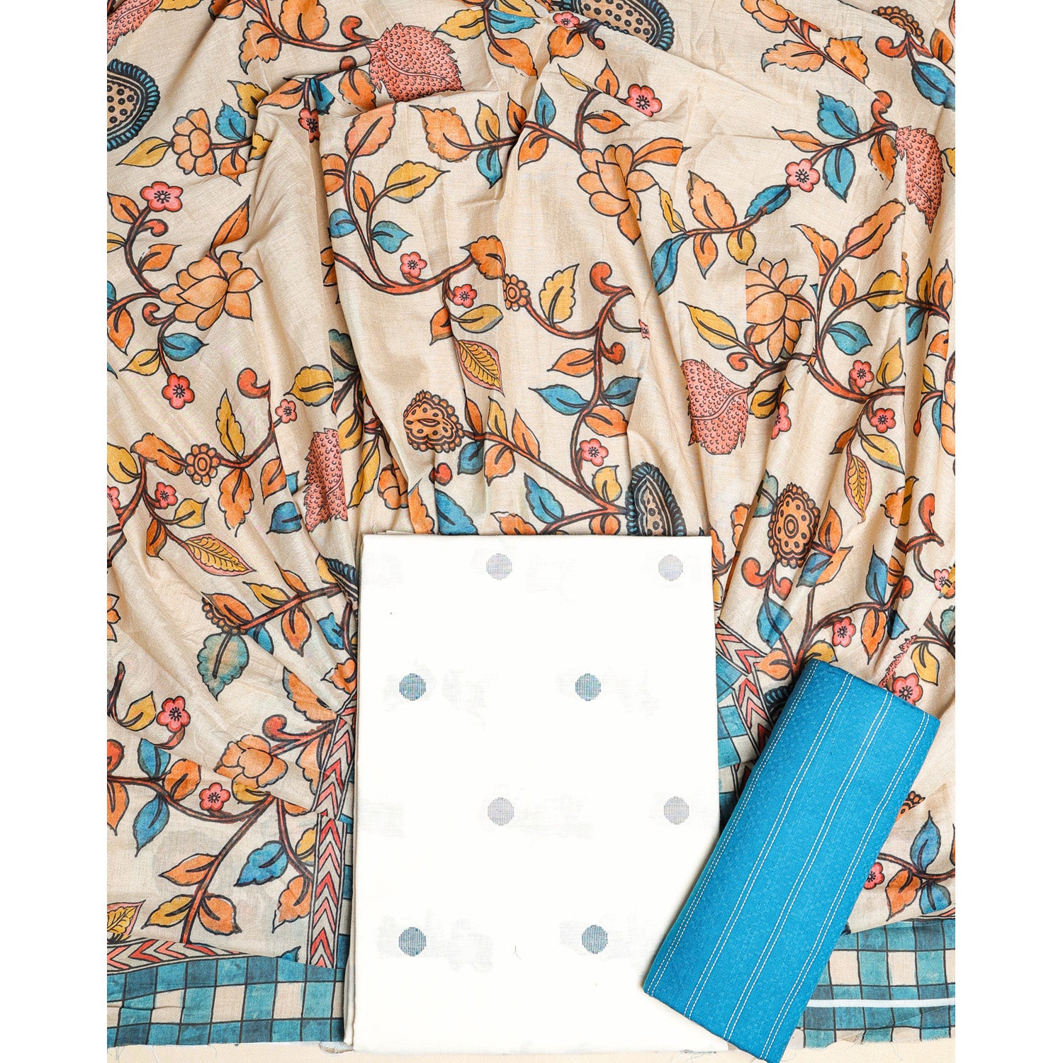 PURE COTTON HANDLOOM SUIT SET