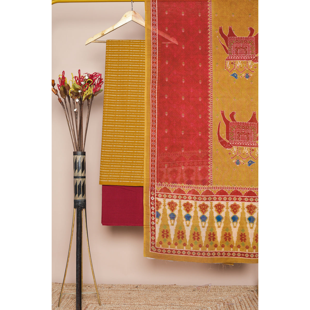 PURE COTTON PRINTED SUIT SET