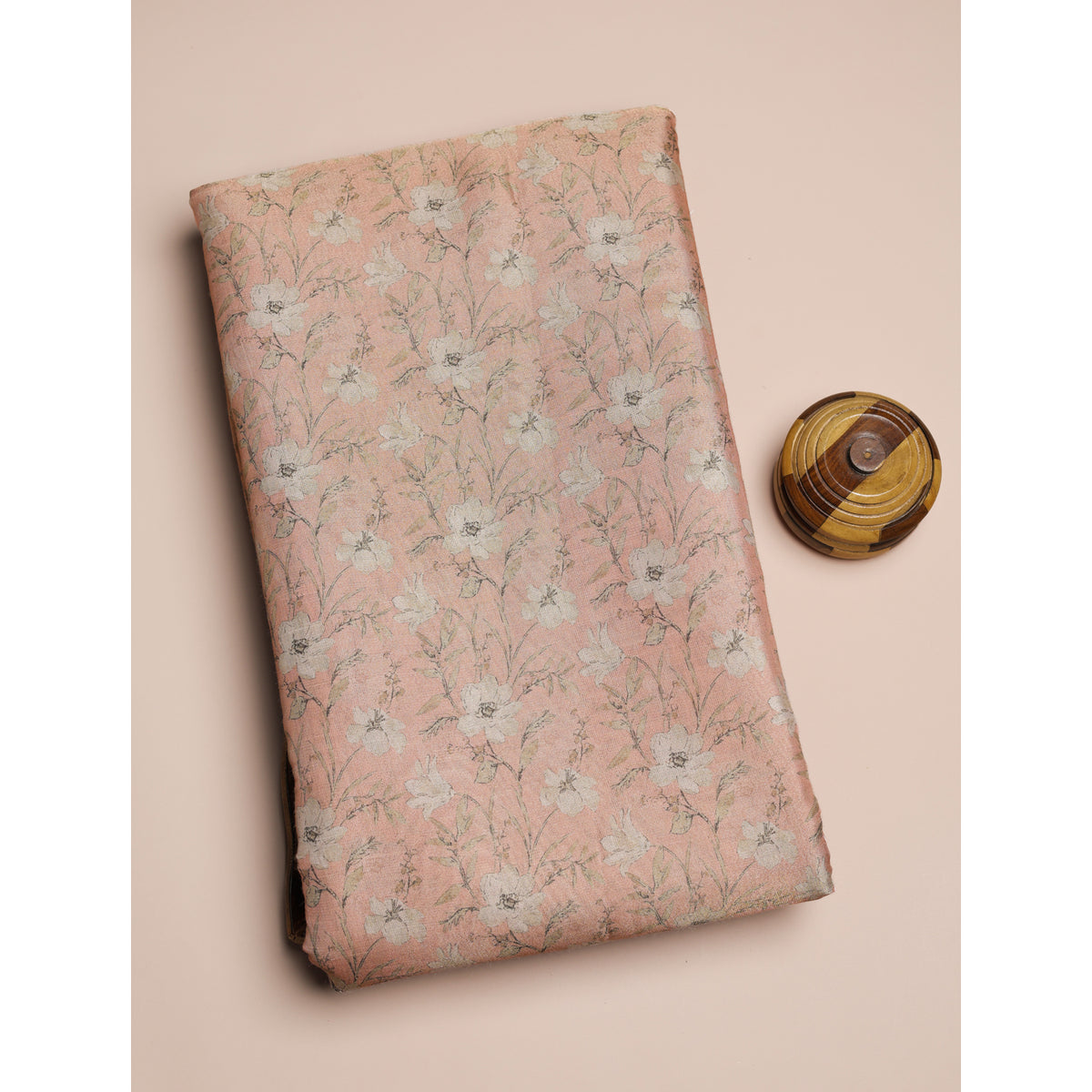 SEMI TUSSAR PRINTED FABRIC
