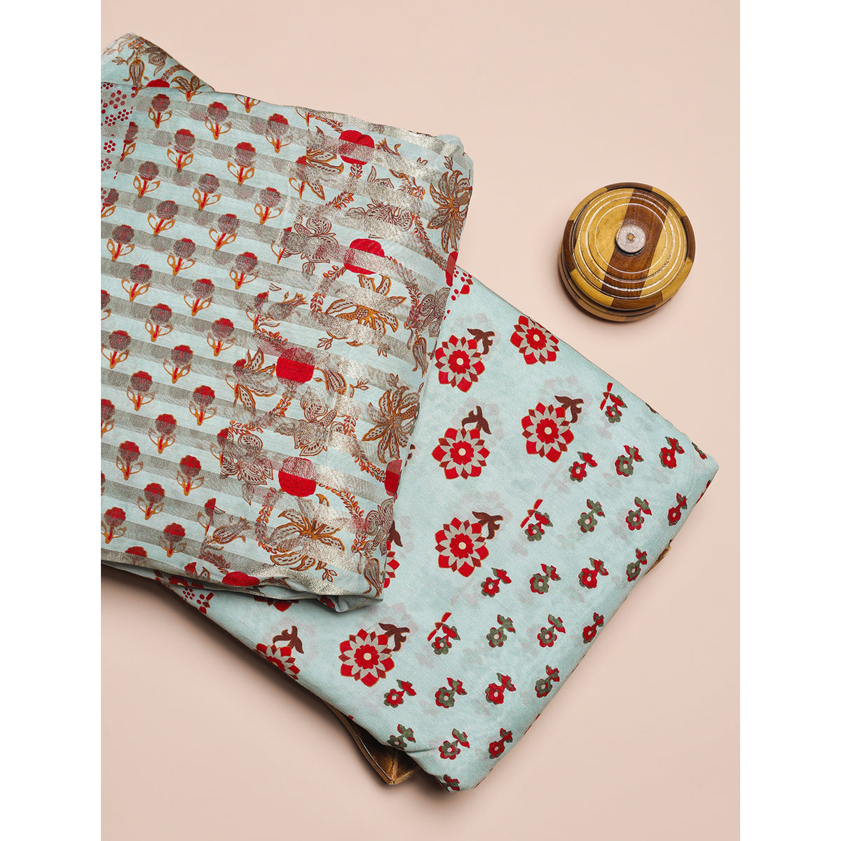 PURE MUL CHANDERI LUREX & PRINTED FABRICS