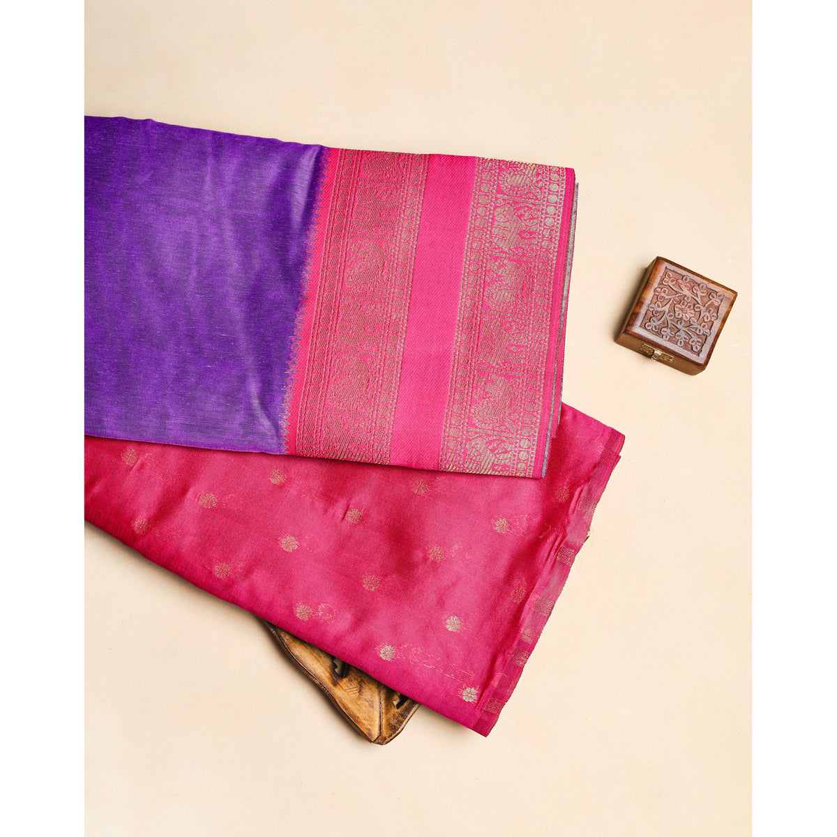 SEMI SILK ZARI WOVEN FABRICS