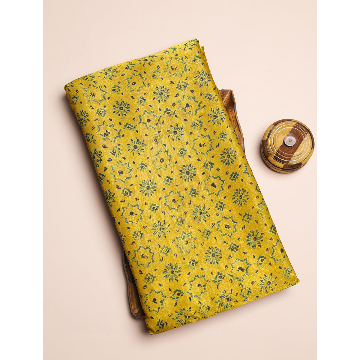 MASHRU GAJJI SILK AJRAKH FABRIC