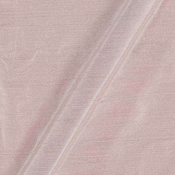 95 gm Pure Handloom Raw Silk White to Pink Two Tone Fabric freeshipping - SourceItRight
