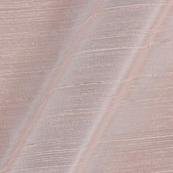 95 gm Pure Handloom Raw Silk White to Pink Two Tone Fabric freeshipping - SourceItRight