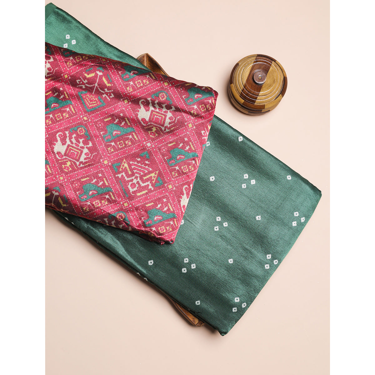 PURE MASHRU GAJJI SILK PRINTED MIX & MATCH