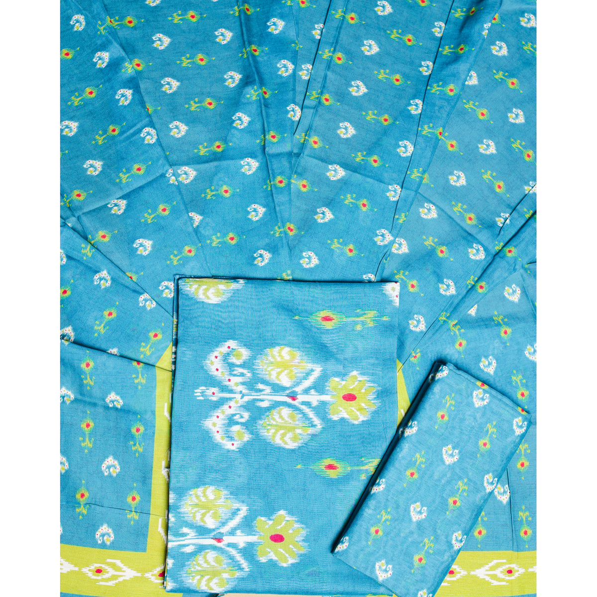 COTTON SILK SUIT SET