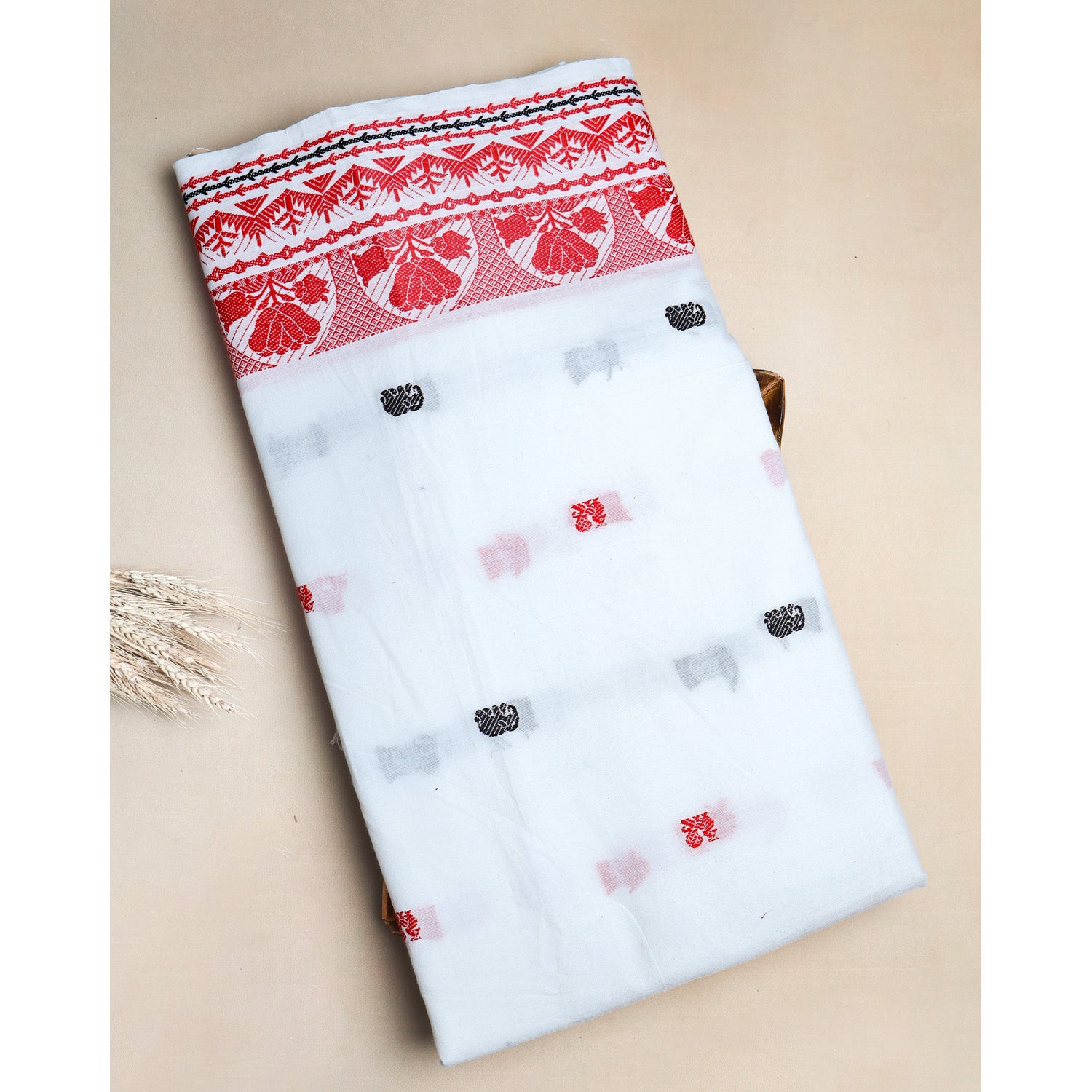 PURE COTTON HANDLOOM JAMDHANI FABRIC