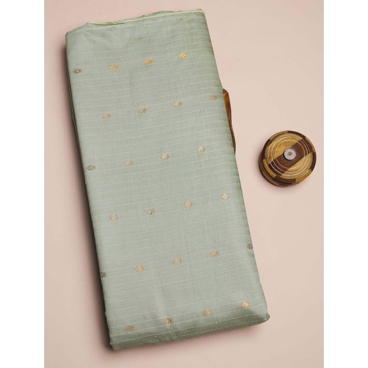 SEMI TUSSAR BUTTA FABRIC