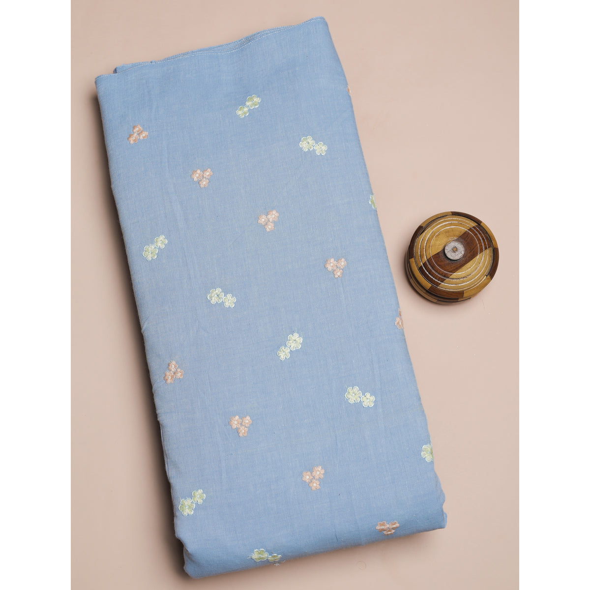 COTTON EMBROIDERED FABRIC