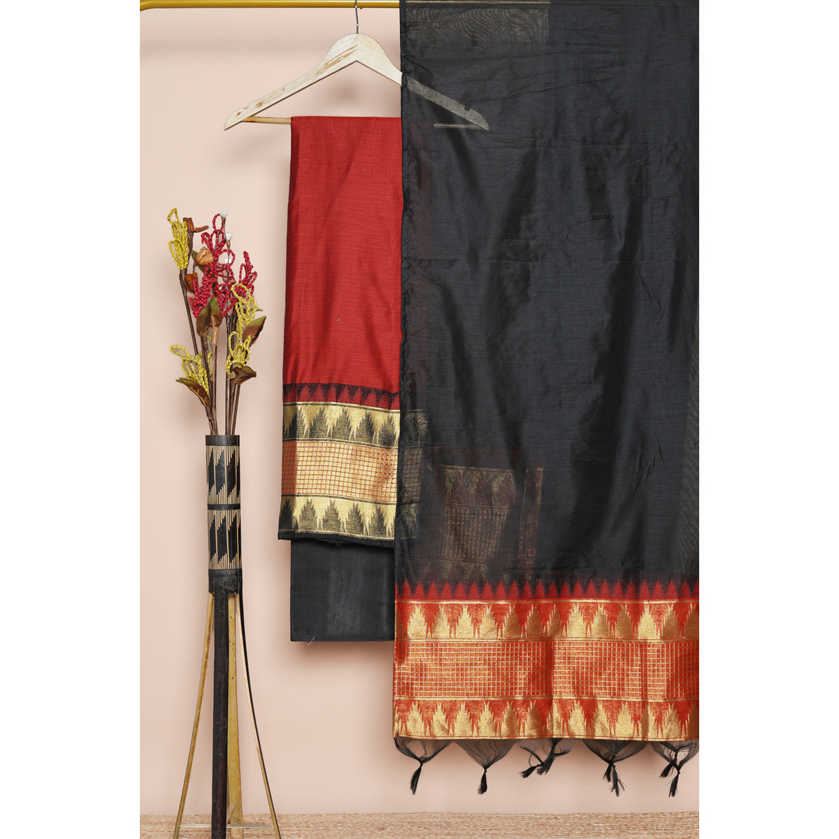 NARAYANPET JACQUARD SILK SUIT SET
