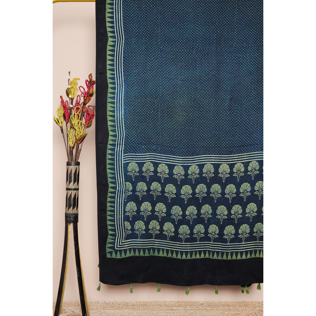 PURE MODAL SILK AJRAKH DUPATTA