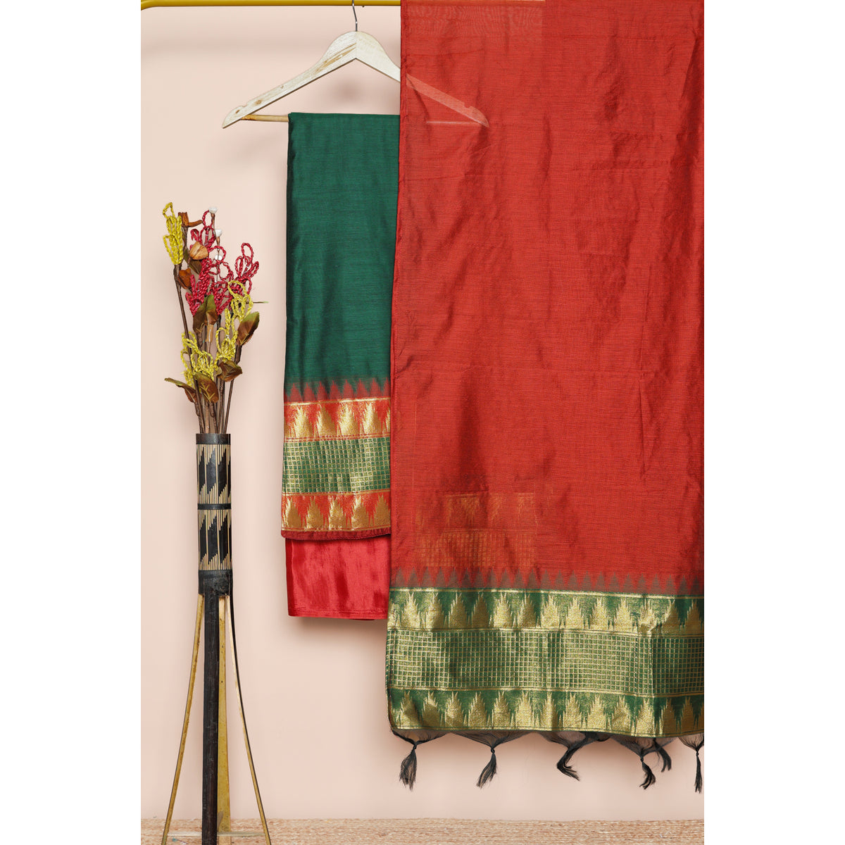 NARAYANPET JACQUARD SILK SUIT SET