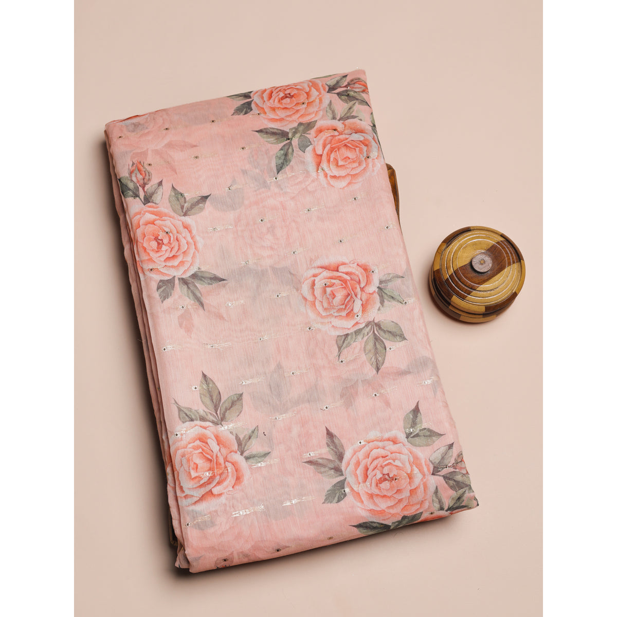 SEMI SILK PRINTED FABRIC
