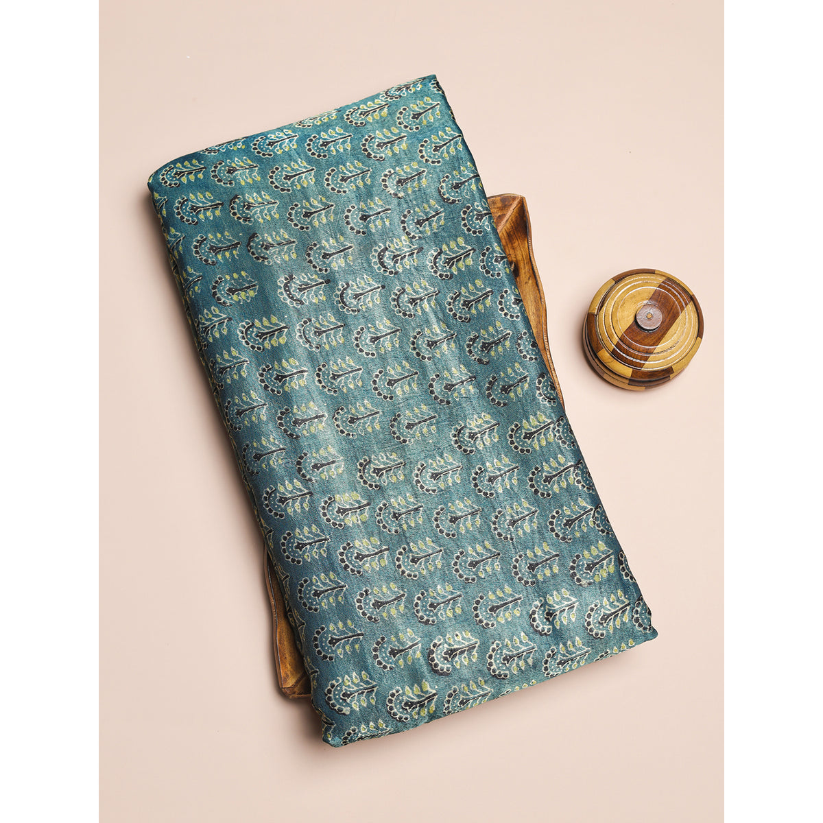 MASHRU GAJJI SILK AJRAKH FABRIC