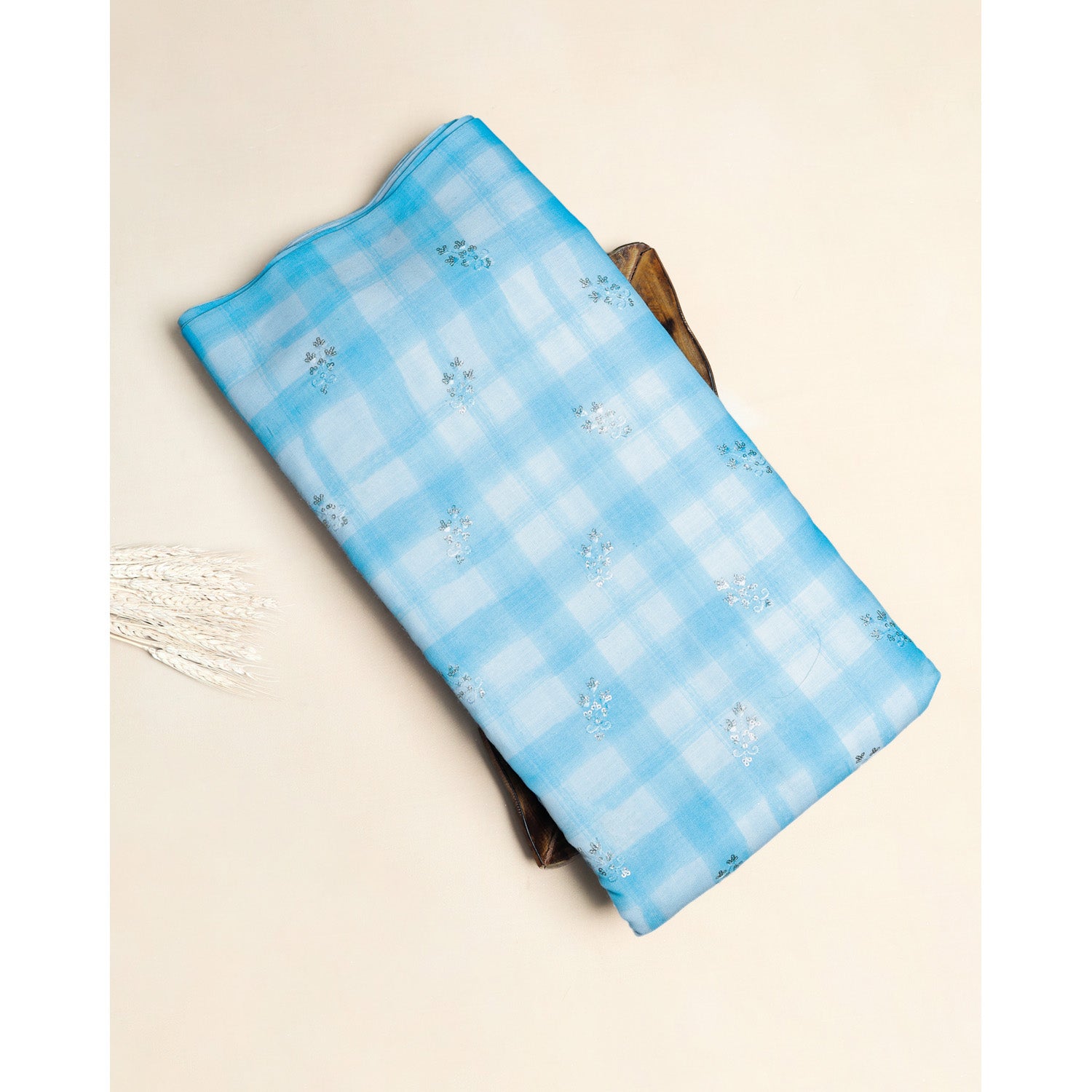 COTTON EMBROIDERED FABRIC