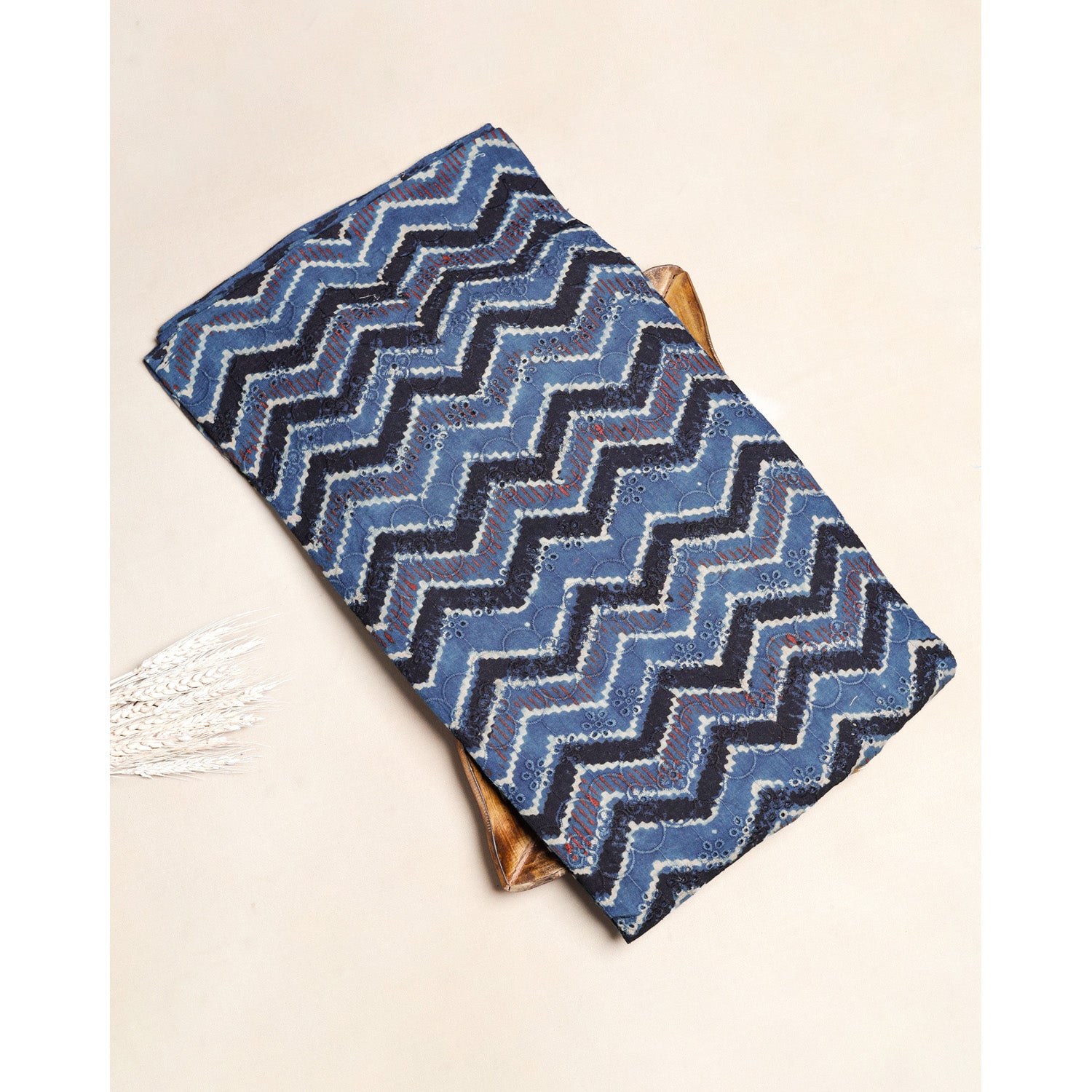 PURE AJRAKH COTTON HAKOBA FABRIC