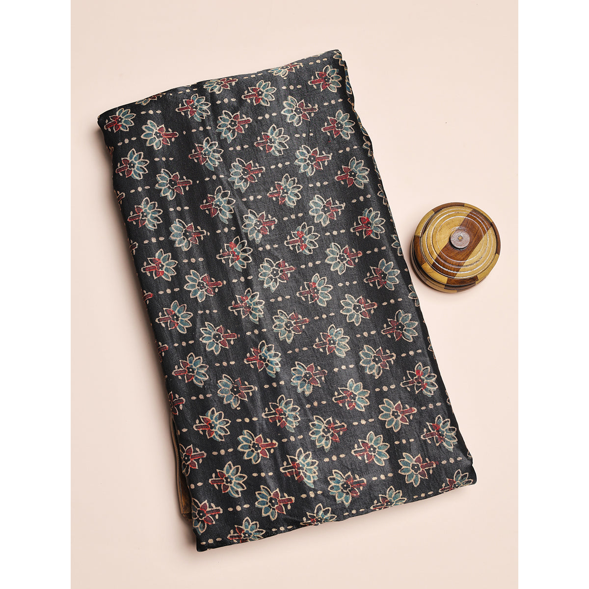 MASHRU GAJJI SILK AJRAKH FABRIC