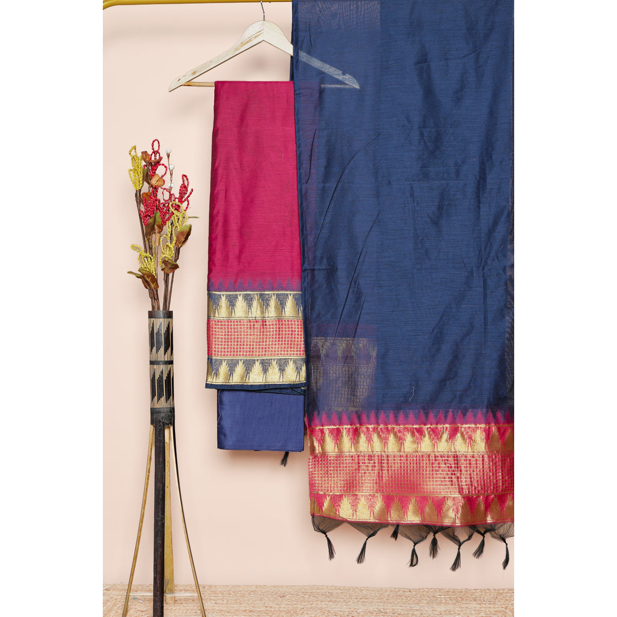 NARAYANPET JACQUARD SILK SUIT SET
