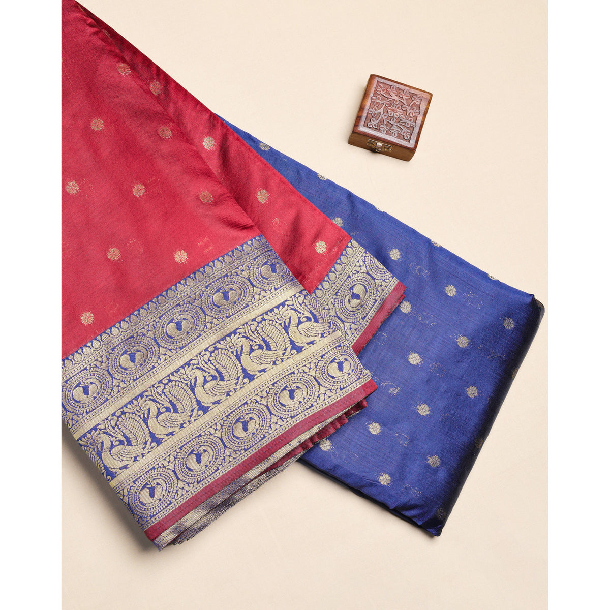 SEMI SILK ZARI WOVEN FABRICS