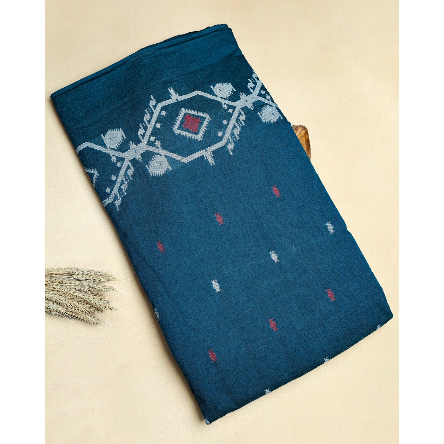 PURE COTTON HANDLOOM JAMDHANI FABRIC