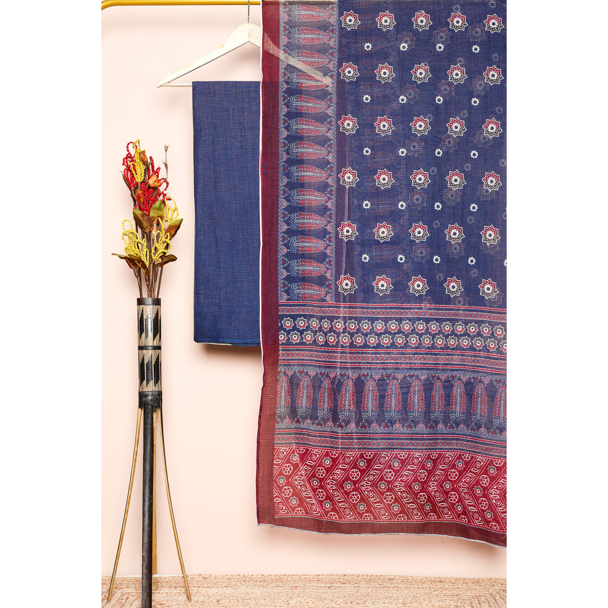 COTTON KOTA AJRAKH PRINTED 2 PIECE SET
