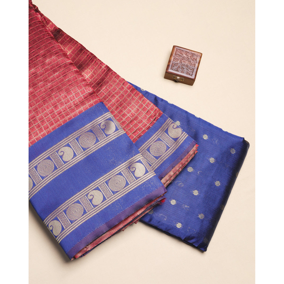 SEMI SILK ZARI WOVEN FABRICS