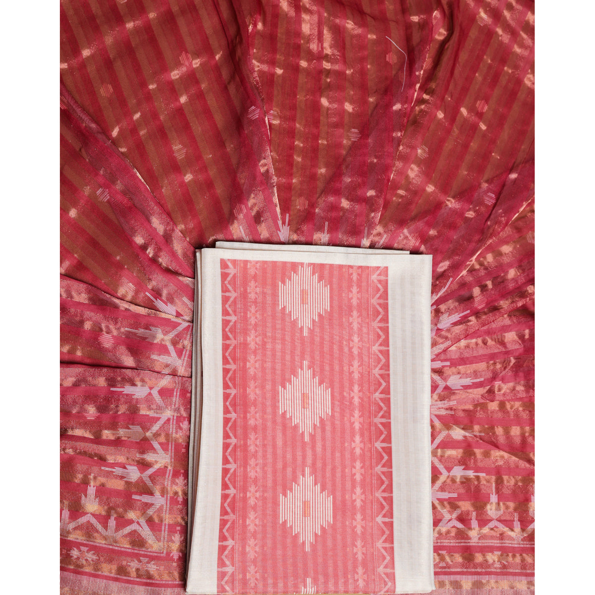 AABHA LUXE - CHANDERI SILK 2 PIECE SET