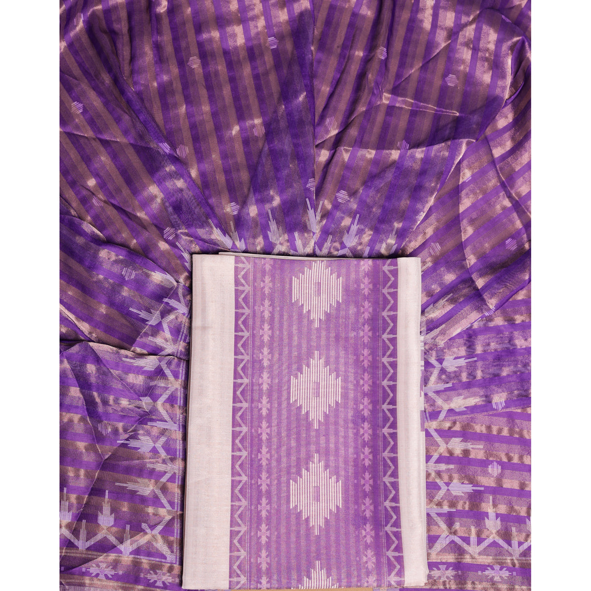 AABHA LUXE - CHANDERI SILK 2 PIECE SET