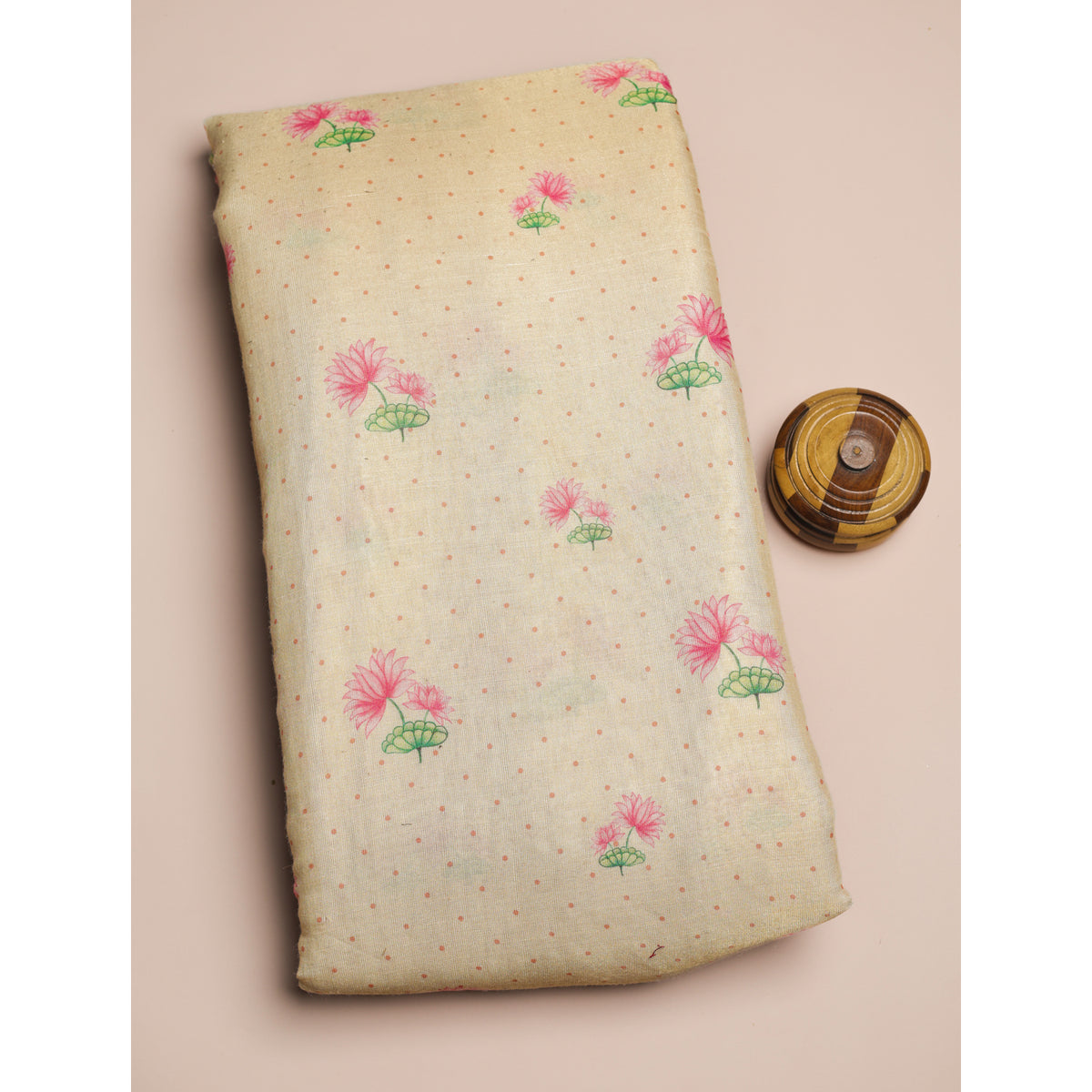 SEMI TUSSAR PRINTED FABRIC