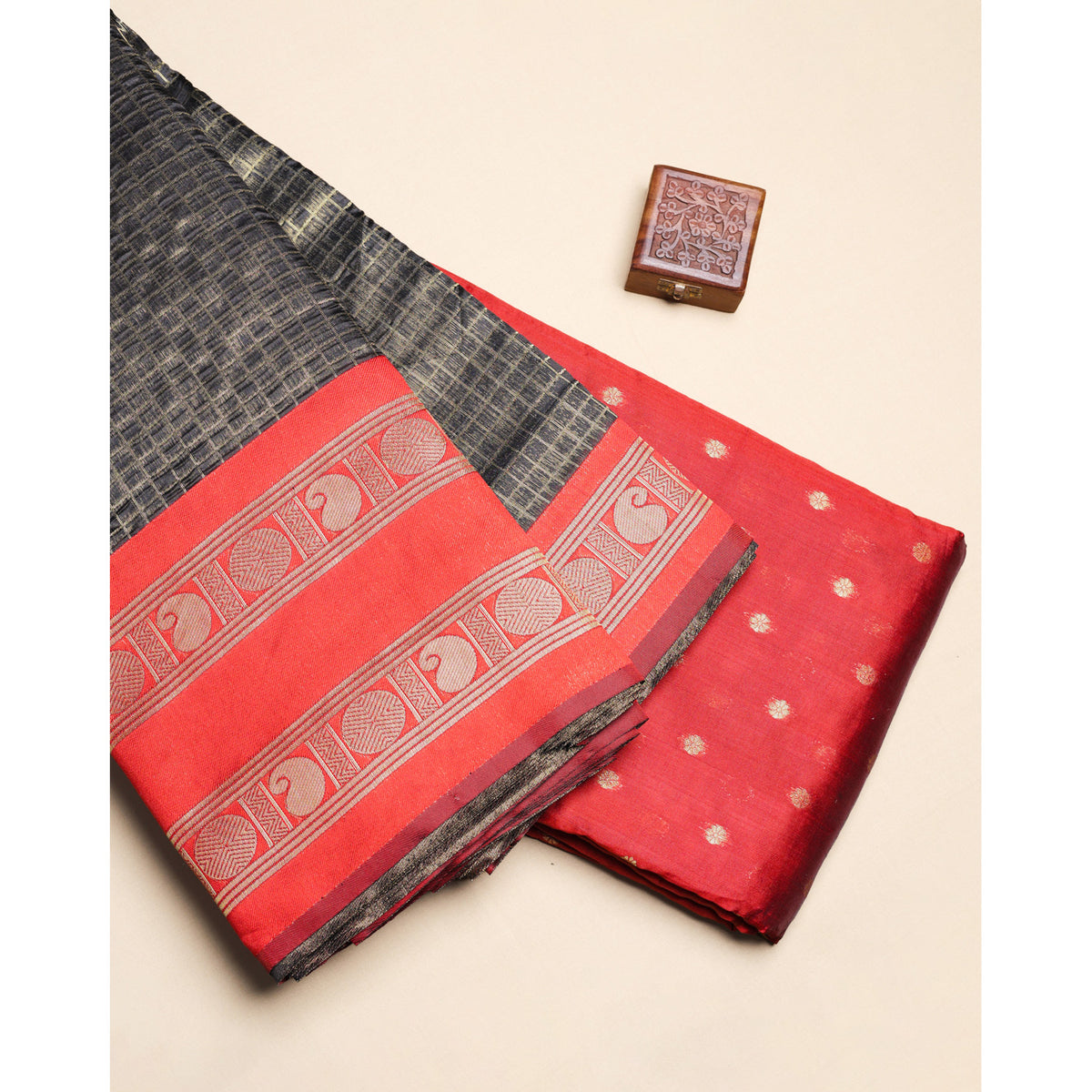 SEMI SILK ZARI WOVEN FABRICS