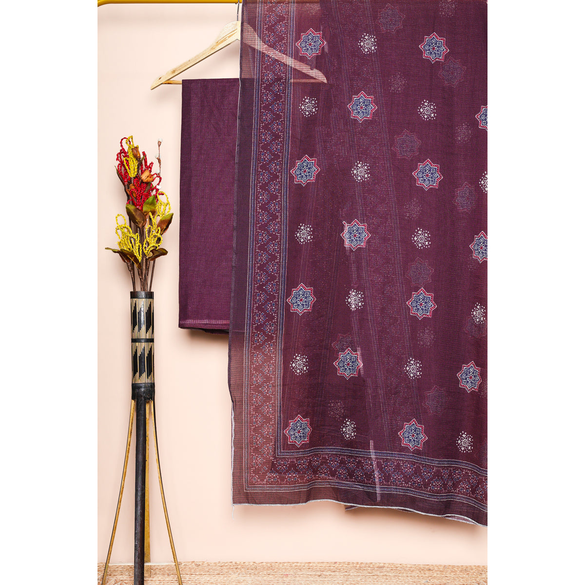 COTTON KOTA AJRAKH PRINTED 2 PIECE SET