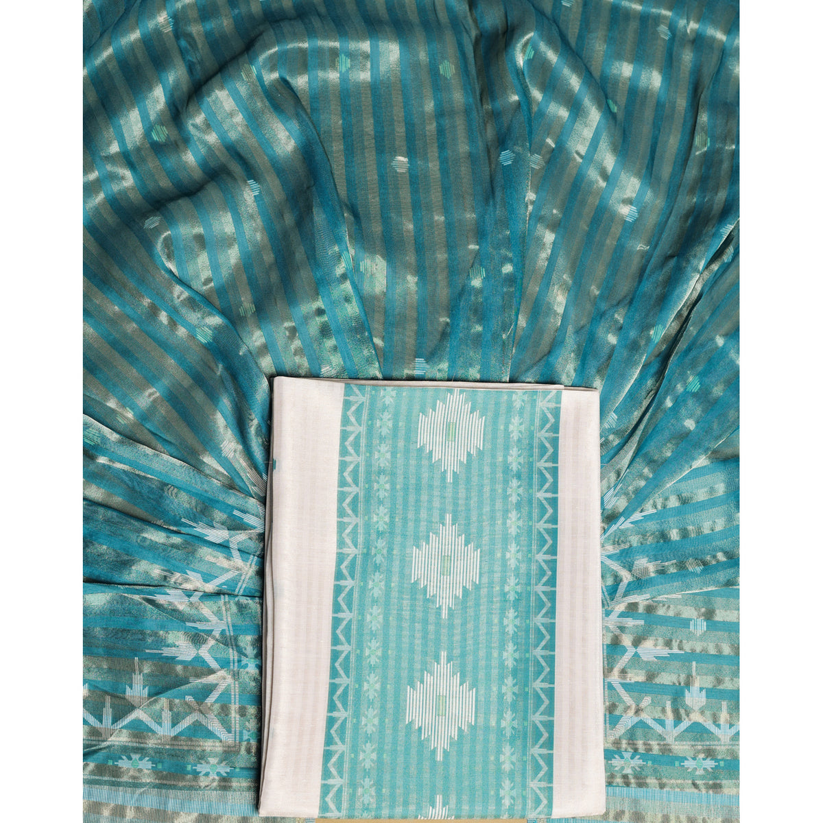 AABHA LUXE - CHANDERI SILK 2 PIECE SET