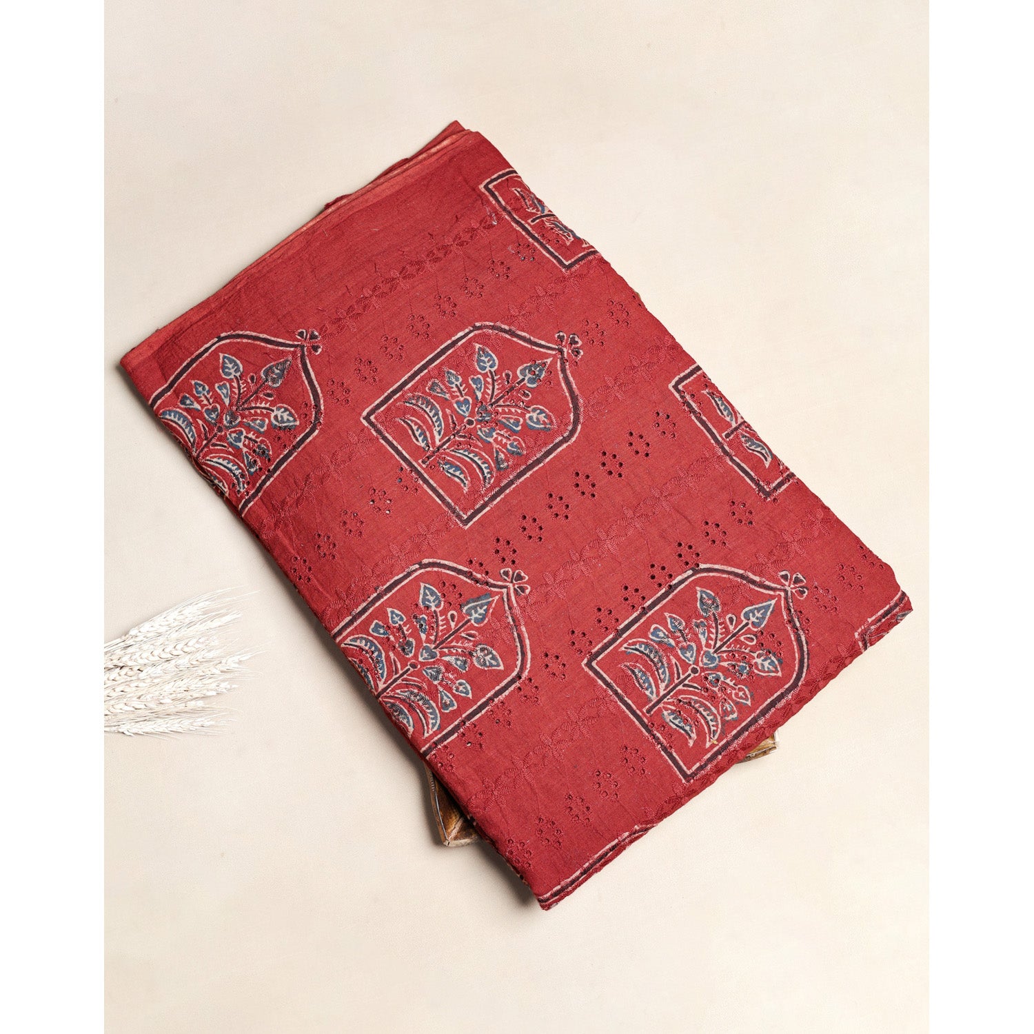 PURE AJRAKH COTTON HAKOBA FABRIC