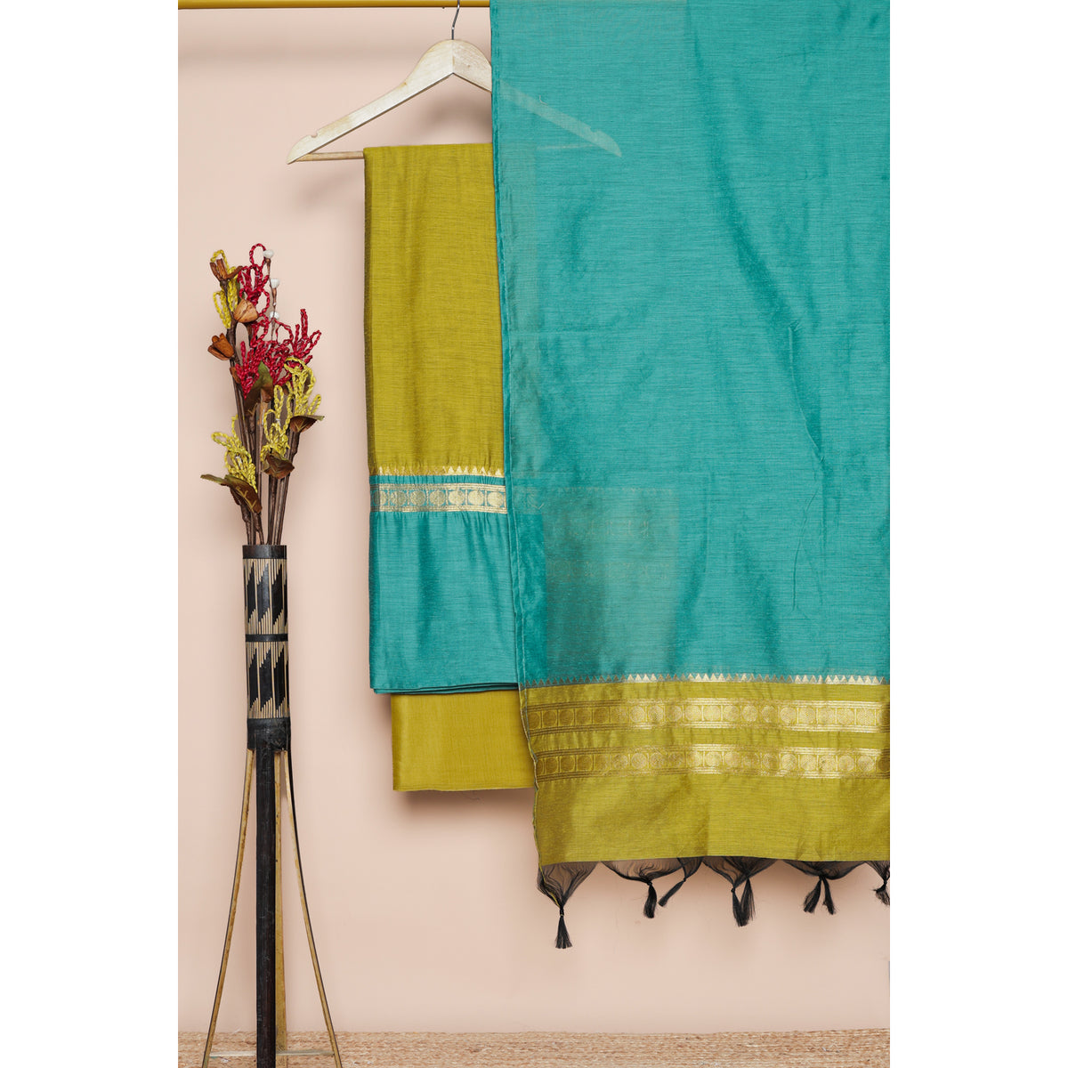 NARAYANPET JACQUARD SILK SUIT SET