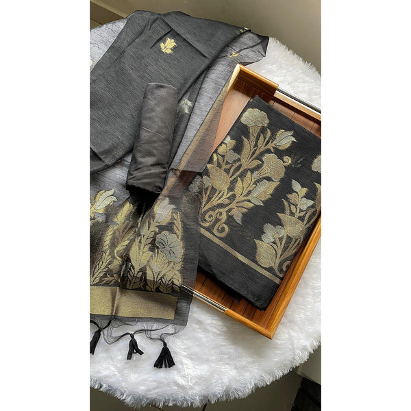 CHANDERI SUIT SET